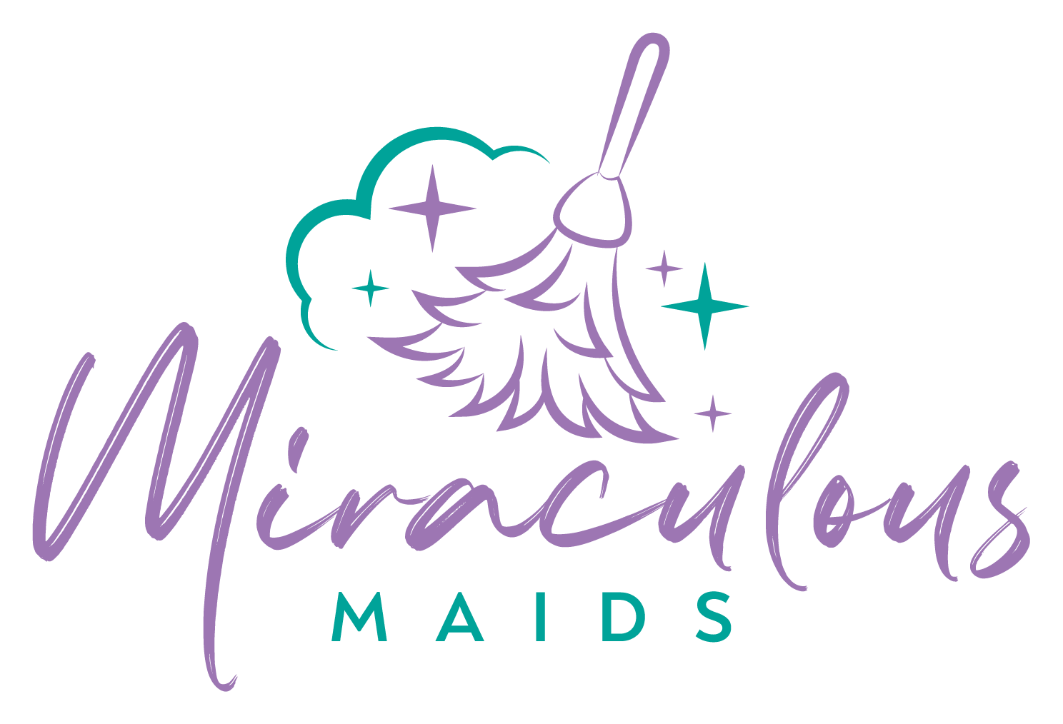 Miraculous Maids logo featherduster