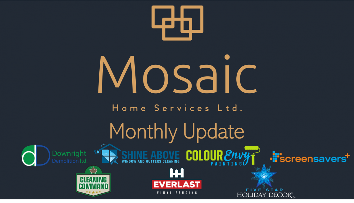 Mosaic Home Services January 2021 Update