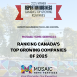 Mosaic Home Services, Globe and The Mail Rank